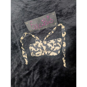 Women's Future Collective Top XXS Black Beige